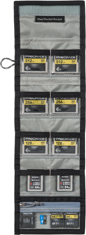 Think Tank Pixel Pocket Rocket (Holds 10 CF/CFexpress) Slate Black - 3