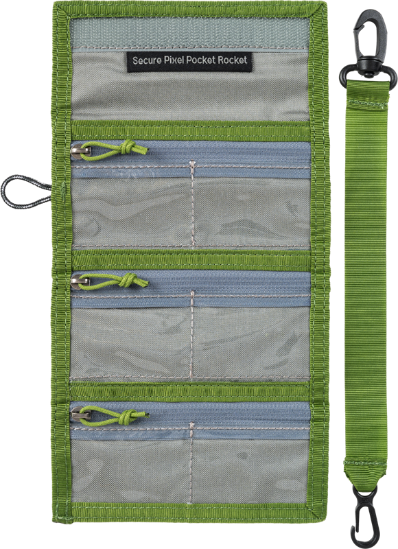 Think Tank Secure Pocket Rocket (Wallet with Strap: holds 9 SD/CFexpress/Micro) Highland Green - 4