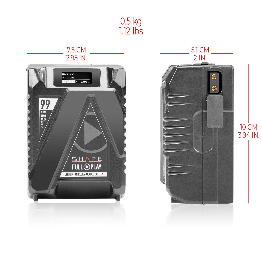 SHAPE Full Play 99 Wh mini battery - 4