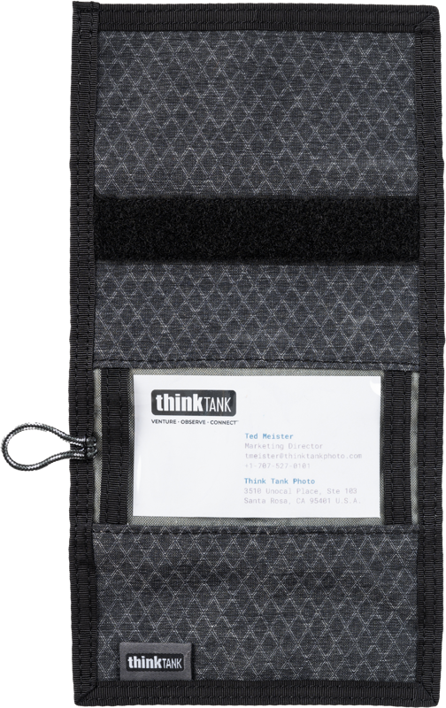 Think Tank Secure Pocket Rocket (Wallet with Strap: holds 9 SD/CFexpress/Micro) Slate Black - 5