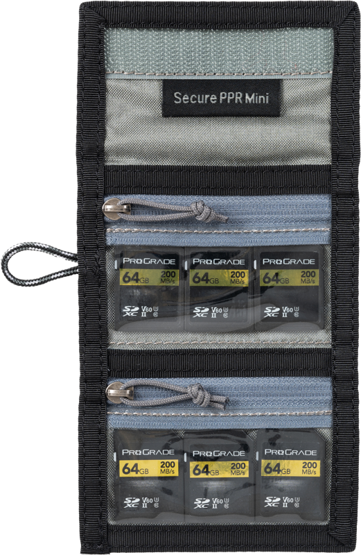 Think Tank Secure Pocket Rocket Mini (Wallet with Strap: holds 4 CF/CFe or 6 SD/microSD) Slate Black - 3
