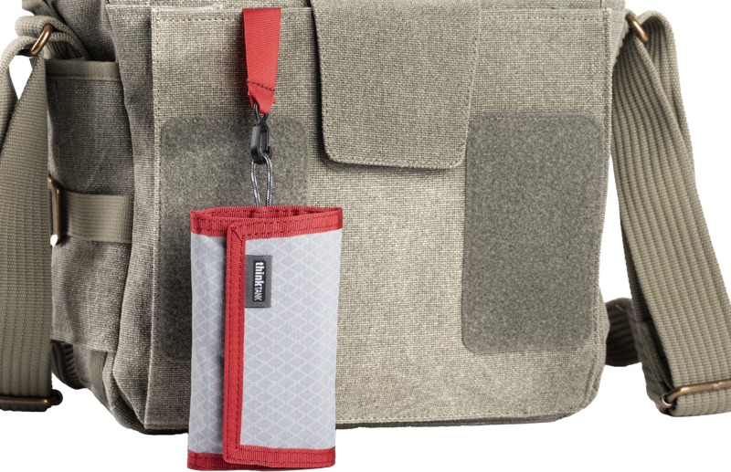 Think Tank Cards & Power Wallet (holds 2 CF/CFexpre or 4 SD/micro SD & 2 Batteries) Chili Pepper Red - 8