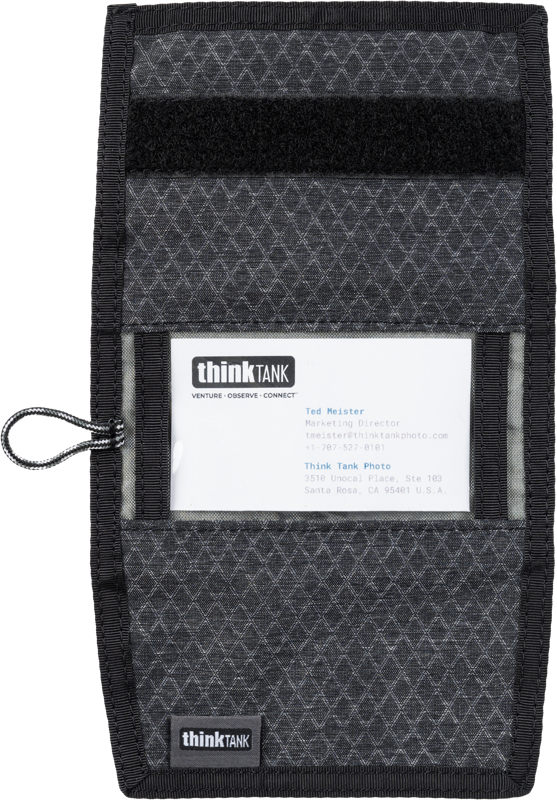 Think Tank Cards & Power Wallet (holds 3 CF/CFexpr or 4 SD/micro SD cards & 2 Batteries) Slate Black - 7