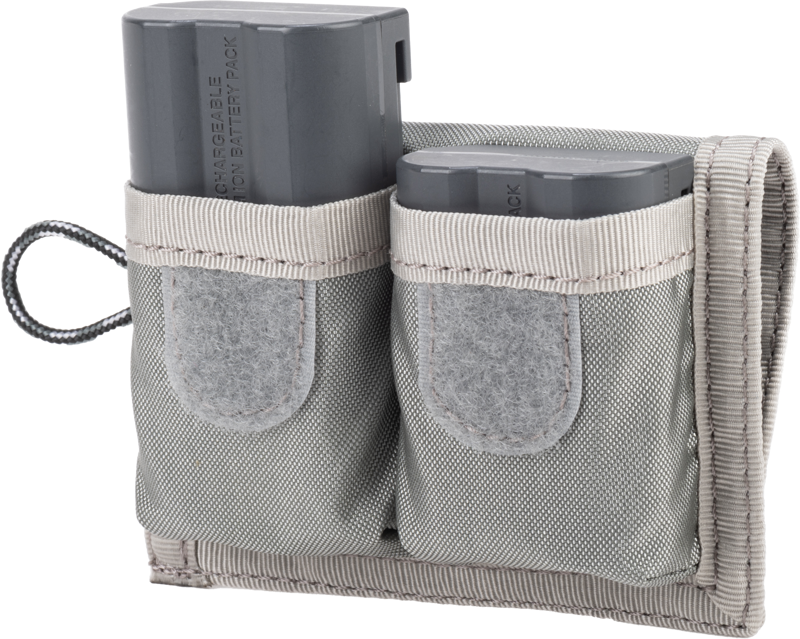 Think Tank Battery Holder 2 (Wallet 2 standard DSLR or Mirrorless Batteries) Grey - 4