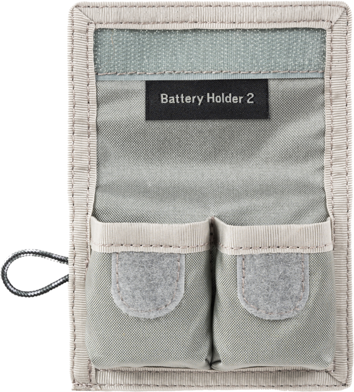 Think Tank Battery Holder 2 (Wallet 2 standard DSLR or Mirrorless Batteries) Grey - 6