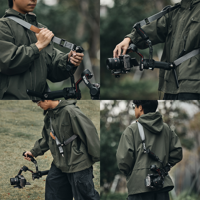 SmallRig 4118B Shoulder Strap for DJI RS 4 / RS 4 Pro / RS 3 / RS 3 Pro / RS 2 Stabilizers - 5