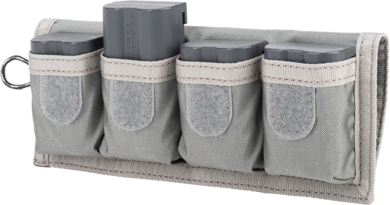 Think Tank Battery Holder 4 (Wallet 4 standard DSLR or Mirrorless Batteries) Grey - 4