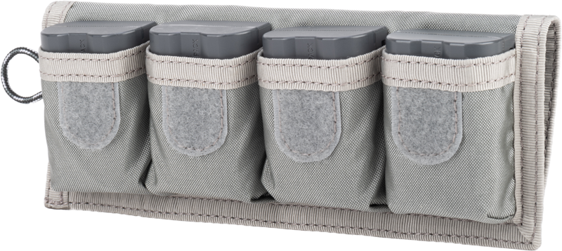 Think Tank Battery Holder 4 (Wallet 4 standard DSLR or Mirrorless Batteries) Grey - 3