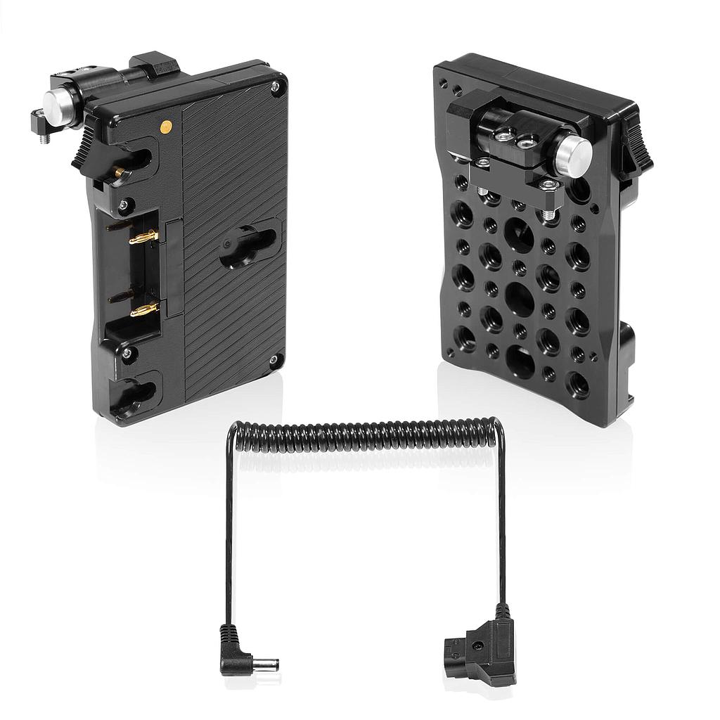 SHAPE Gold mount pivoting battery plate for Canon C70 – för filmskapare
