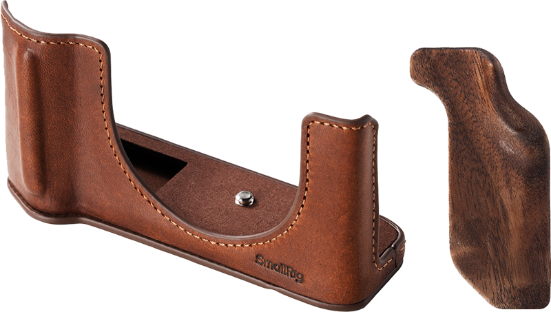 SmallRig 5268 Leather Case Kit for FUJIFILM GFX100RF Brown - 2
