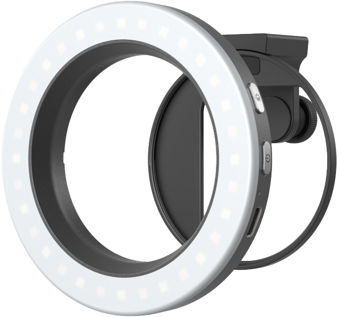 SmallRig 5203 Vibe P30 67mm Ring LED Video Light Universal Threaded Filter Adapter Kit - 6