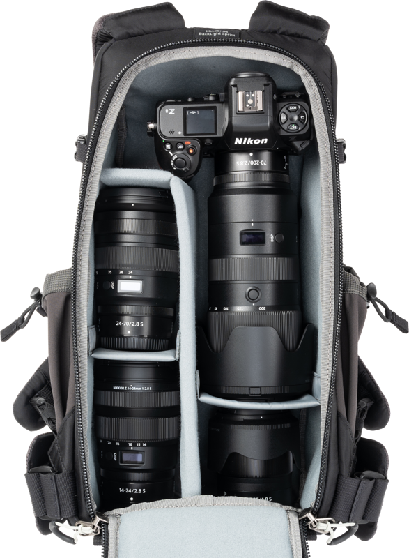 Think Tank Mindshift BackLight Sprint, Slim Lightweight Backpack, Slate Black - 3