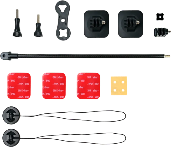 Insta360 Unicorn Helmet Mount Carbon Fiber Mount - 2