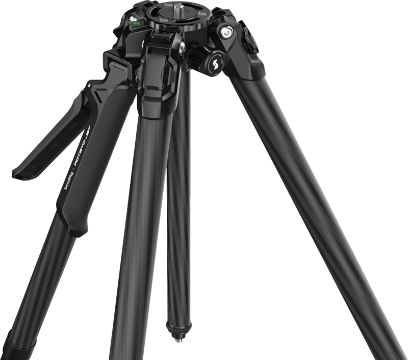 SmallRig 4858 x Potato Jet TRIBEX Hydraulic Carbon Fiber Tripod - 4