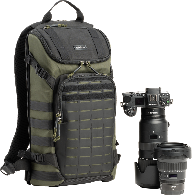 Think Tank DarkLight Backpack 14L, Montane Green - 20