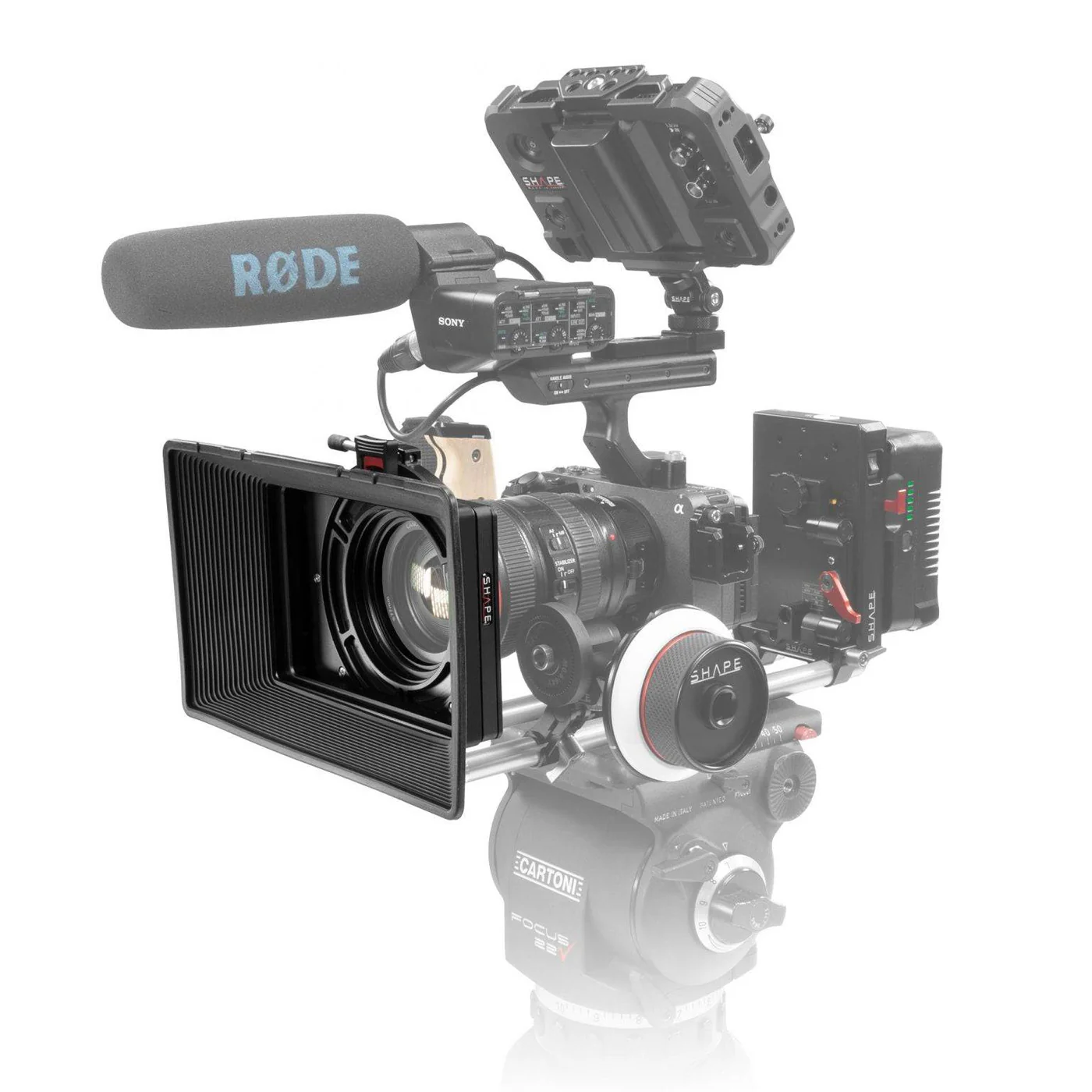 SHAPE Lightweight Single Filter Tray 4X5.6 Matte Box - 8