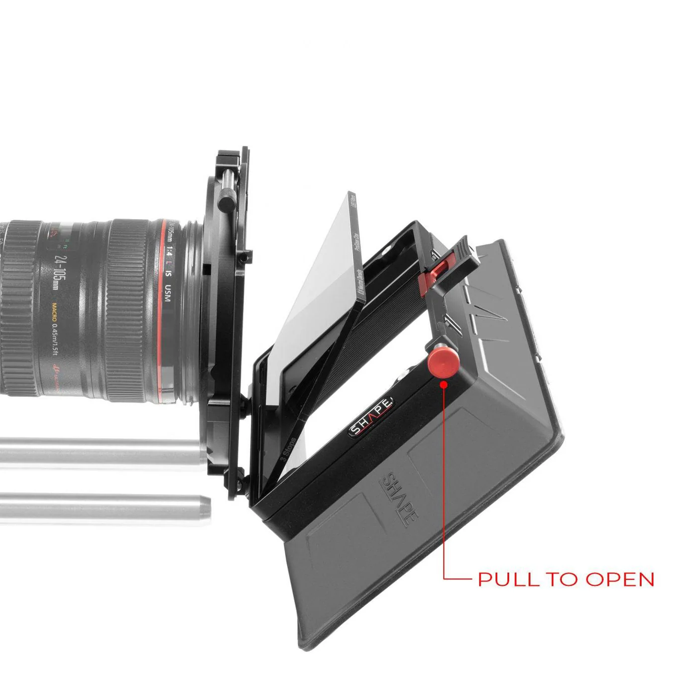 SHAPE Lightweight Single Filter Tray 4X5.6 Matte Box - 3