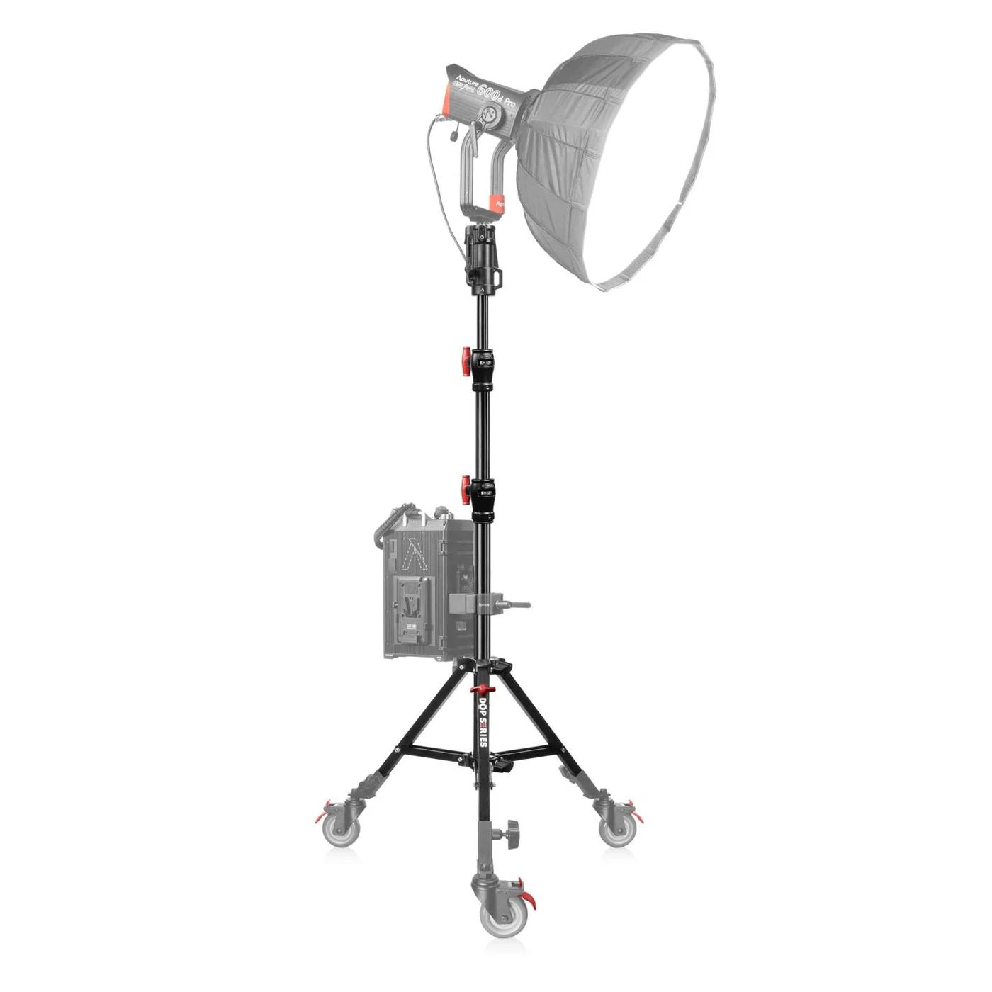 SHAPE Low Boy Double Riser Stand Black/Chrome 6’9’’ - 10