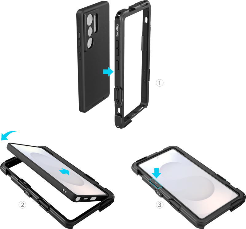 SmallRig 5254 Mobile Video Cage Kit for Samsung S25 Ultra - 4