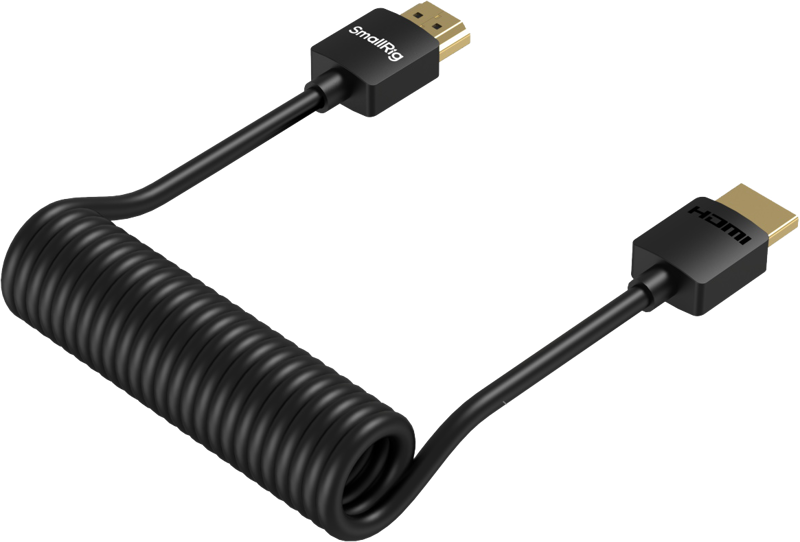 SmallRig 4963 Coiled HDMI Data Cable A to A - 6