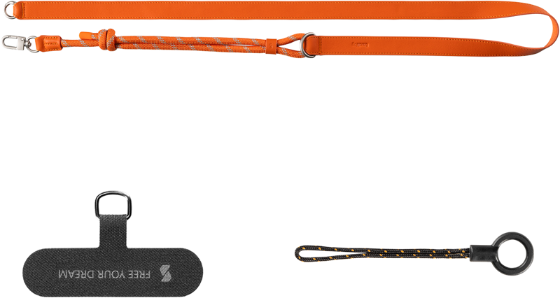 SmallRig 5300 FilMov Phone Shoulder Strap Orange - 3