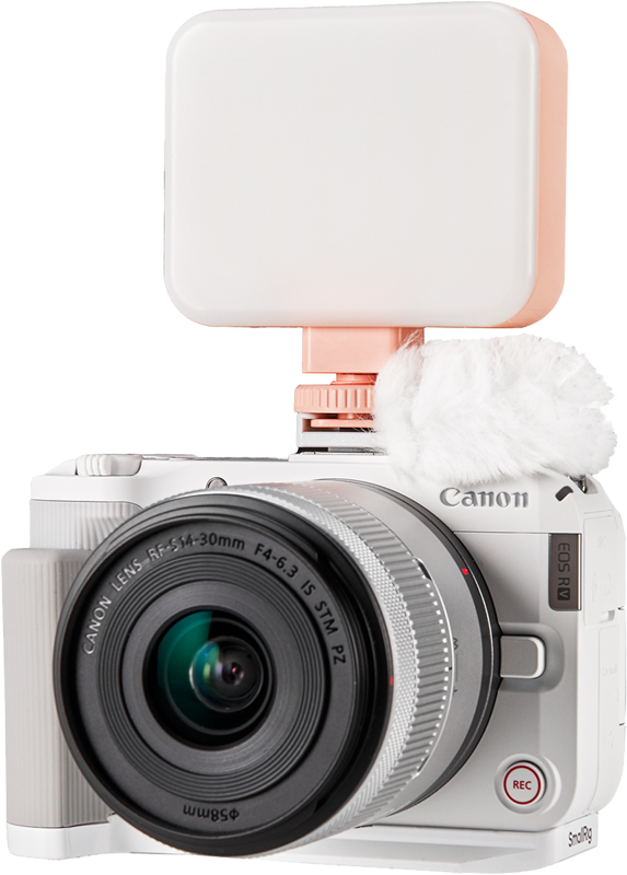 SmallRig 5434 Furry Windscreen Kit for Canon EOS R50 V (2pcs) - 5