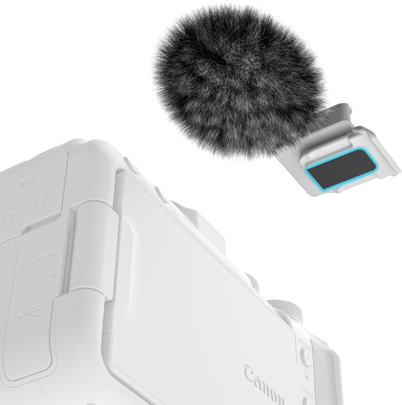 SmallRig 5434 Furry Windscreen Kit for Canon EOS R50 V (2pcs) - 4