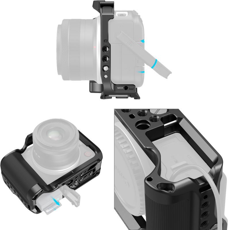 SmallRig 5427 Cage for Canon EOS R50 V Black - 5