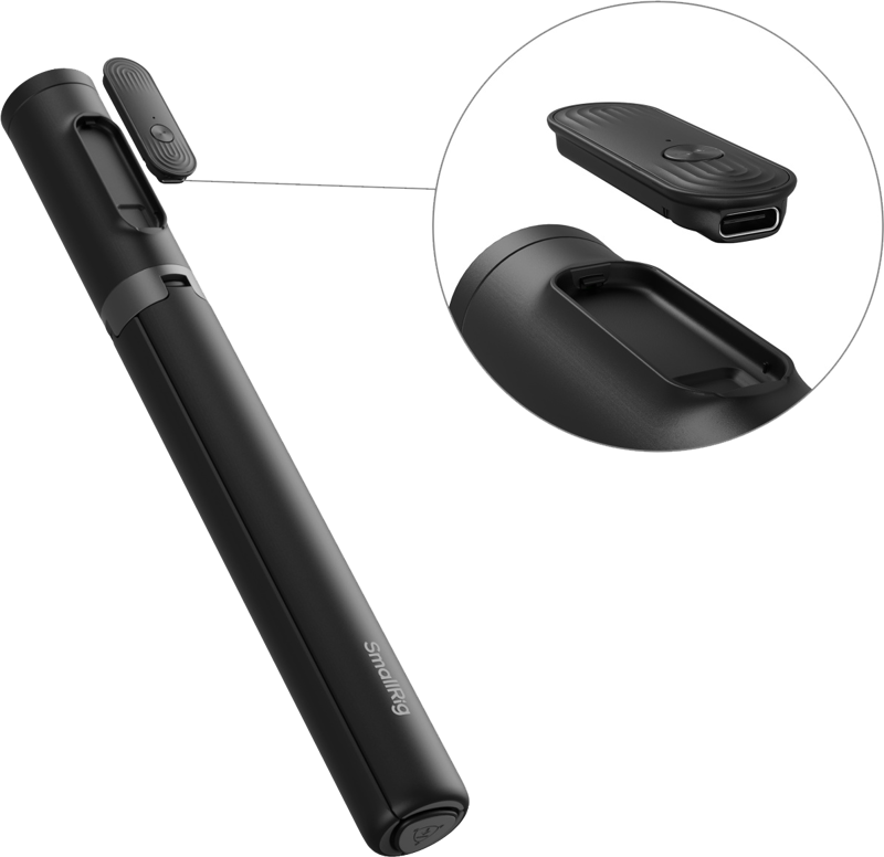 SmallRig 5291 ST30 Lite One-Touch Deploy Selfie Stick Tripod - 4