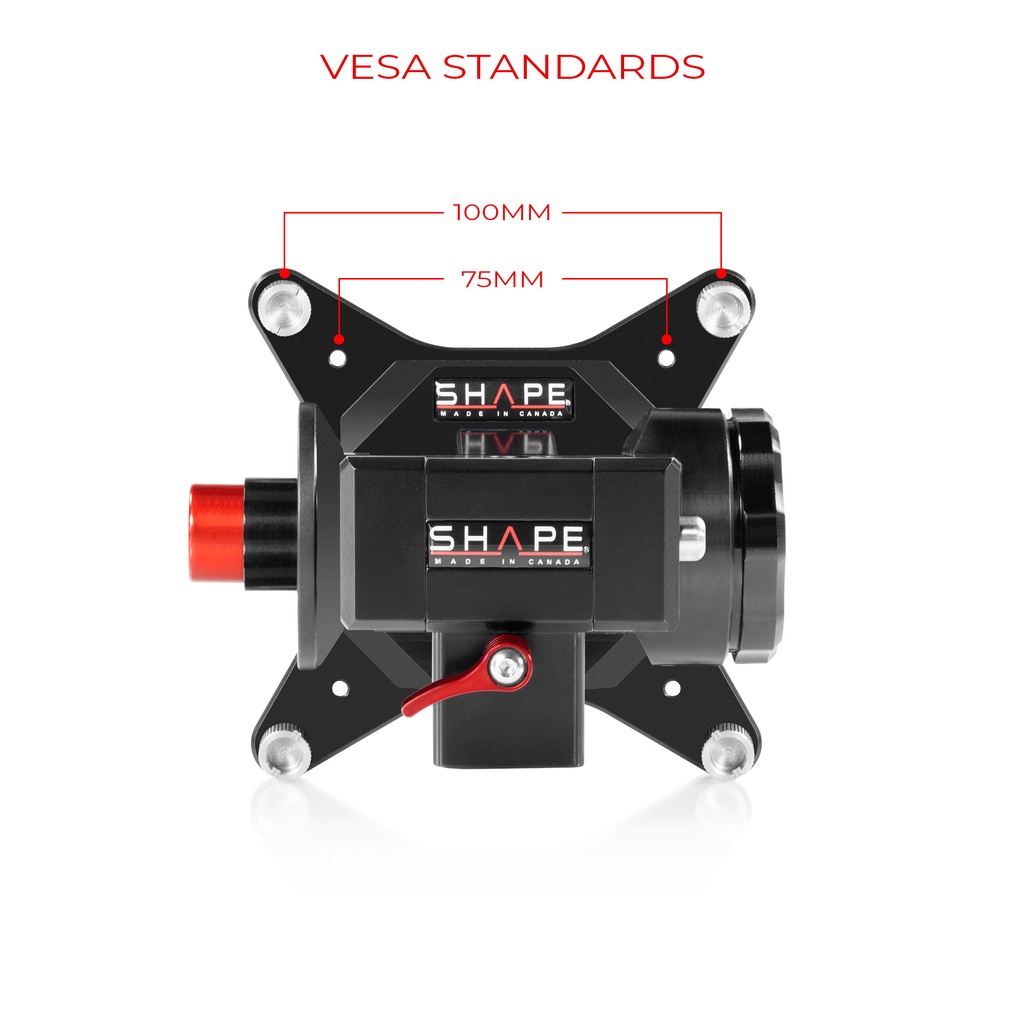 SHAPE PUSH BUTTON VESA MONITOR MOUNT FOR C-STAND AND BABY PIN – för filmskapare - 7