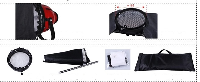Softbox 70x90cm Red light Videobelysning - 2