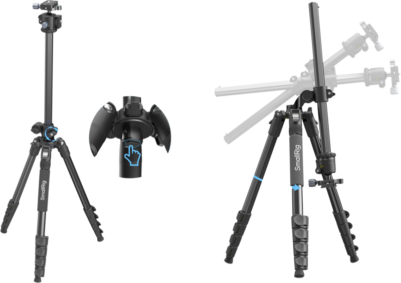 SmallRig 5290 Professional Overhead Camera Tripod CT25 - 3