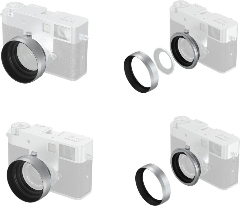 SmallRig 5393 Lens Hood for FUJIFILM X half Silver - 3