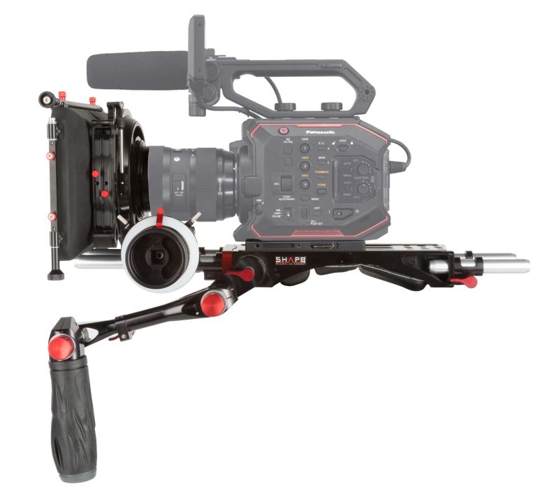 SHAPE Panasonic AU-EVA1 Baseplate Follow Focus Matte Box – för filmskapare