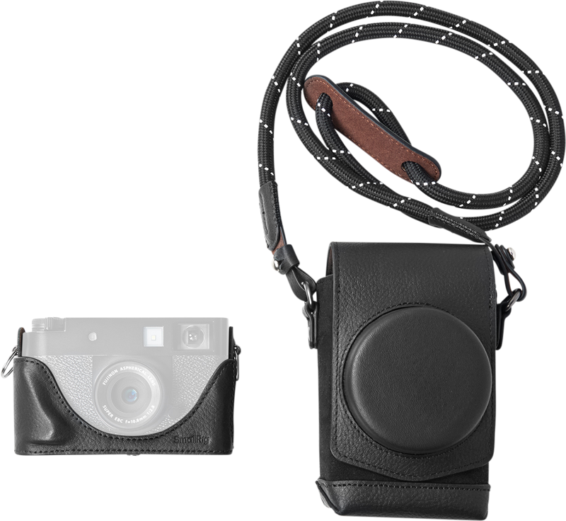 SmallRig 5219 Leather Case Kit for FUJIFILM X half Black - 2
