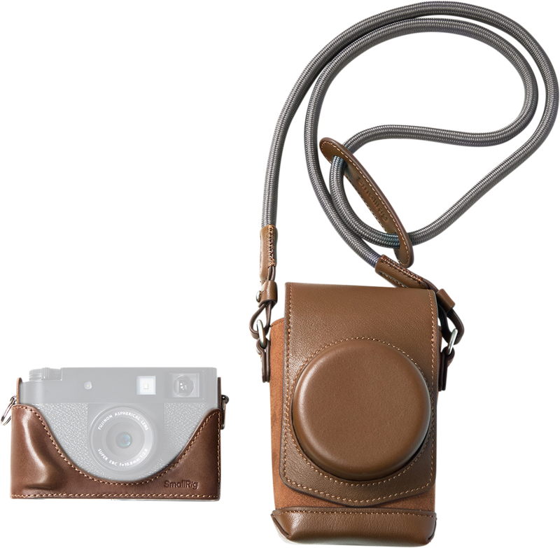 SmallRig 5218 Leather Case Kit for FUJIFILM X half Brown - 2