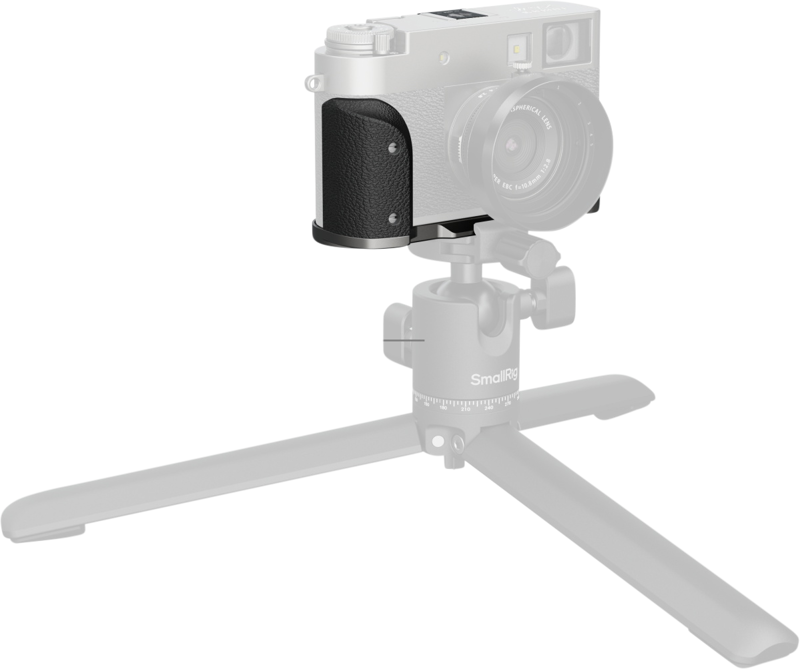SmallRig 5217 L-Shaped Mount Plate with Silicone Handle for FUJIFILM X half Charcoal Silver - 5