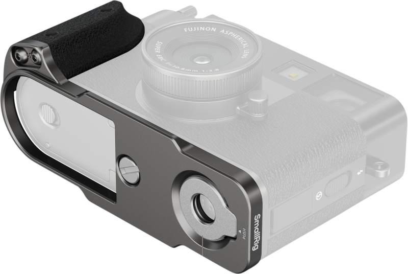 SmallRig 5217 L-Shaped Mount Plate with Silicone Handle for FUJIFILM X half Charcoal Silver - 3