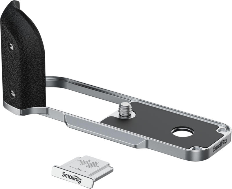SmallRig 5216 L-Shaped Mount Plate with Silicone Handle for FUJIFILM X half Silver - 2