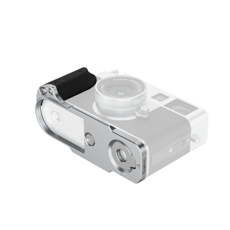 SmallRig 5216 L-Shaped Mount Plate with Silicone Handle for FUJIFILM X half Silver - 3