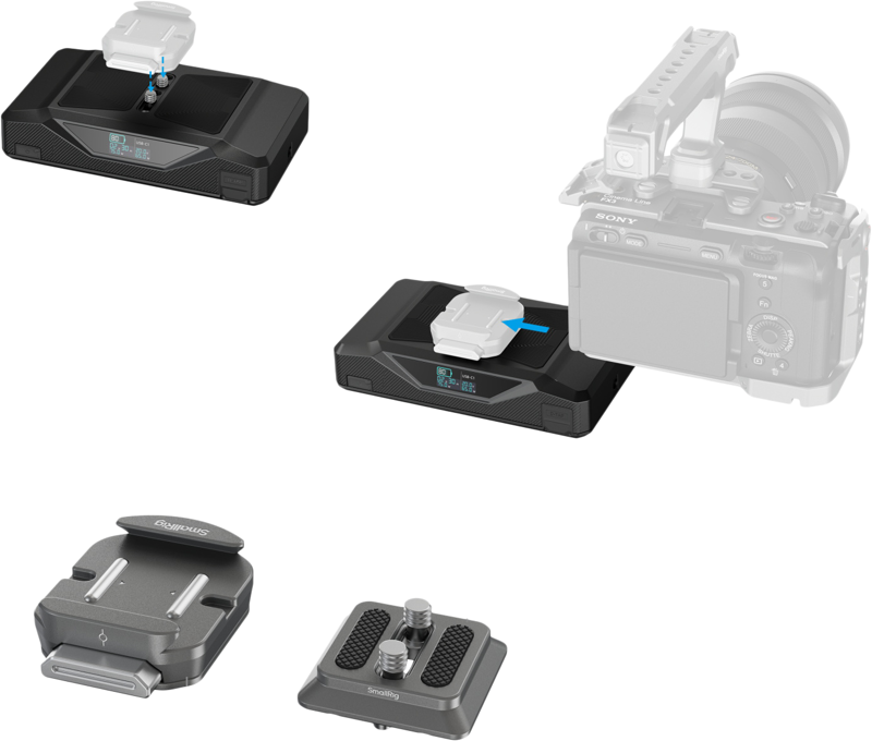 SmallRig 4826 CB75 Camera Base Battery - 5
