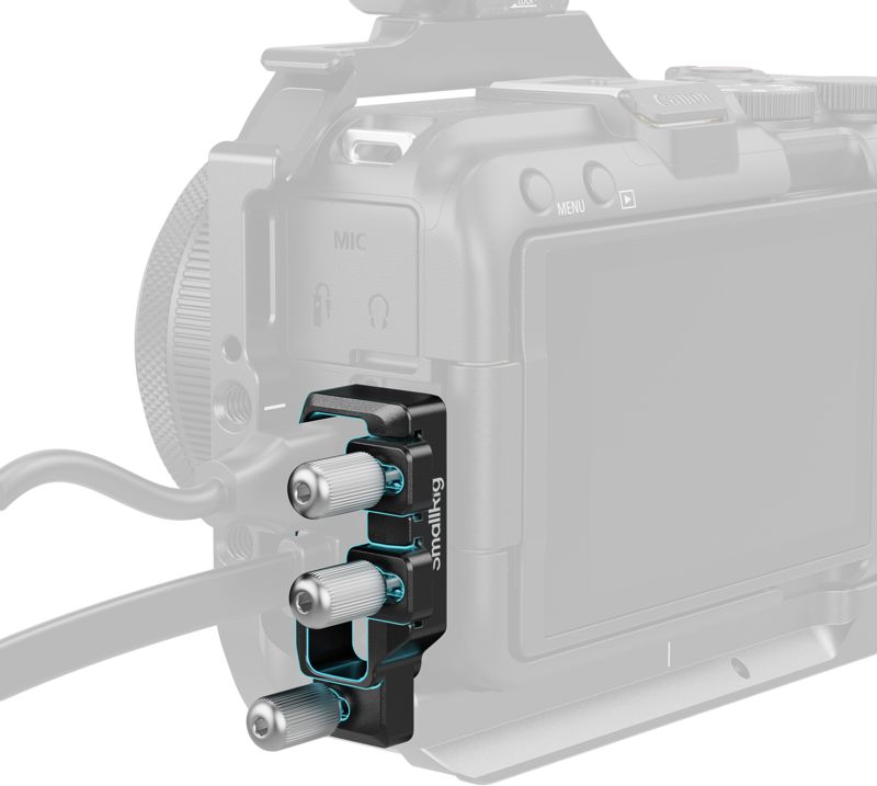 SmallRig 5534 HDMI & USB-C Cable Clamp for Canon EOS R50 V Cage - 6
