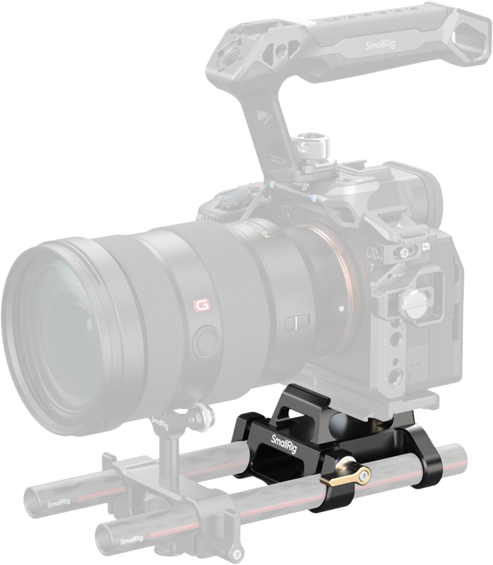SmallRig 5365 Arca-Type Mount Plate Kit with 15mm Dual Rod Clamp - 4