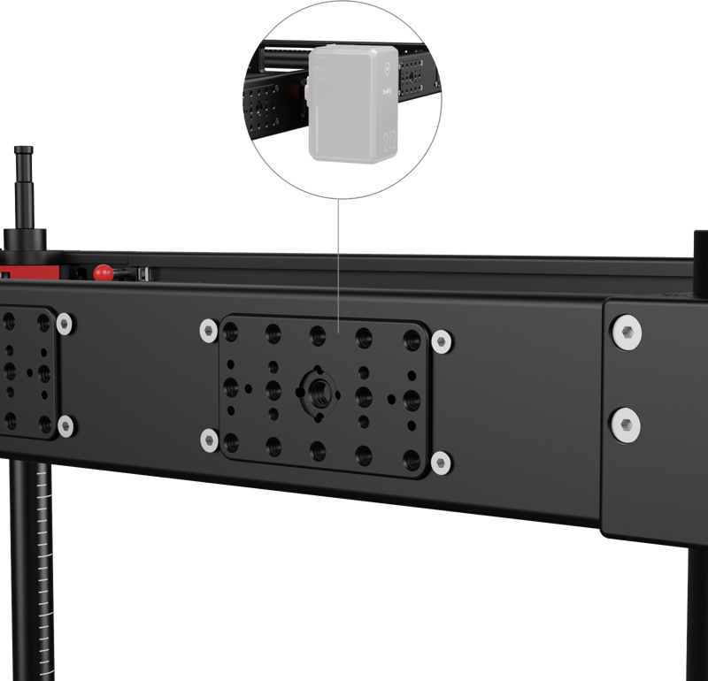 SmallRig 4573 36" Lightweight Video Production Camera Cart - 4