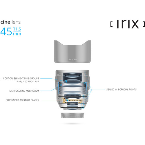 IRIX 45mm T1.6 Cine Lins Sony E-mount - 12
