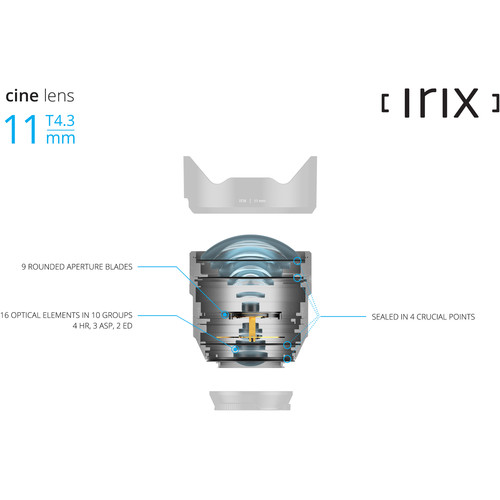 IRIX 11mm T4.3 Cine Lens L-mount - 9