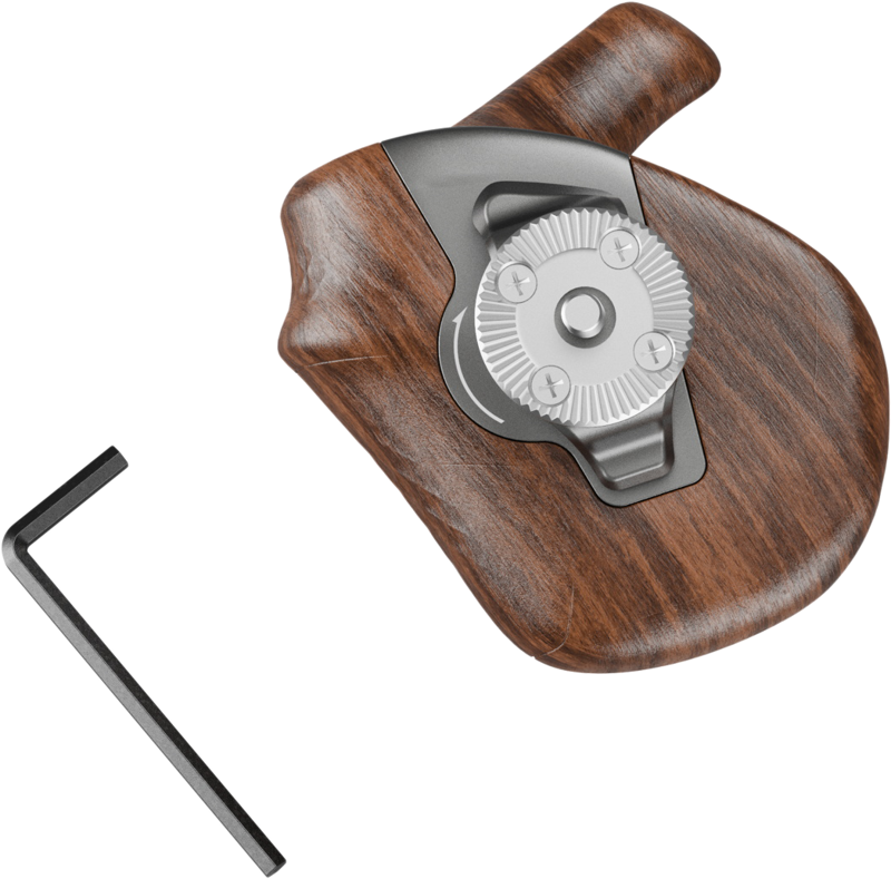 SmallRig 5193 ImageGrip Series Wooden Handle with ARRI Rosette (Right Side) - 3