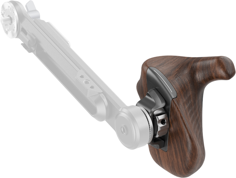 SmallRig 5193 ImageGrip Series Wooden Handle with ARRI Rosette (Right Side) - 4