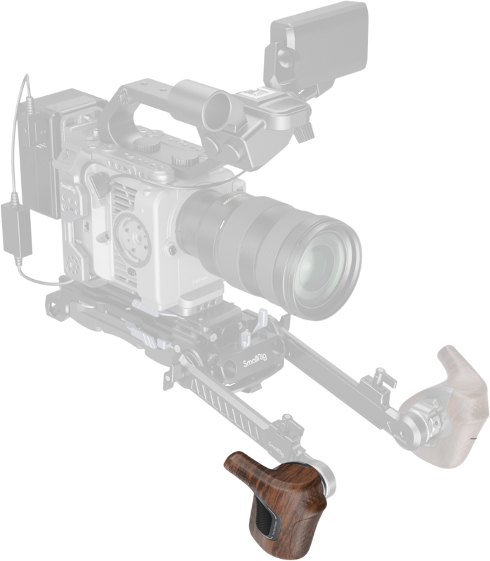 SmallRig 5193 ImageGrip Series Wooden Handle with ARRI Rosette (Right Side) - 6