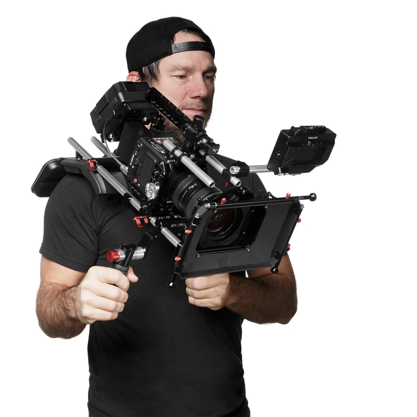 SHAPE RED Komodo shoulder mount with Matte Box and Follow Focus - 3